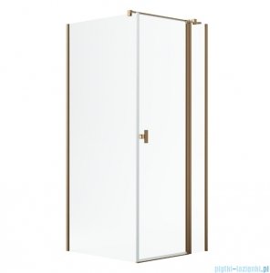 Radaway Nes Kdj II Brushed Copper kabina 100x90cm prawa szczotkowana miedź 10032100-93-01R/10039090-01-01