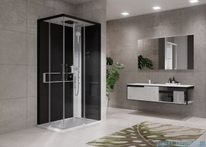 Novellini Glax 2 2.0 kabina z hydromasażem 80x80 biała G22A89M1-1UH