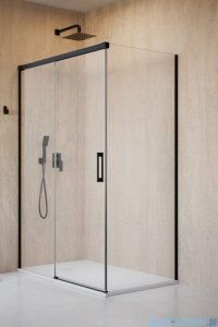 Radaway Idea Black 8 Kdj kabina 140x100cm lewa czarny mat/szkło przejrzyste 10340720-54-01L/10350653-01-01/10360100-01-01R