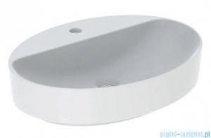 Geberit VariForm Umywalka owalna z półką bez przelewu 60x45cm KeraTect 500.773.00.2