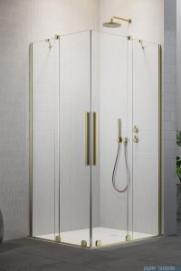 Radaway Furo Brushed Gold KDD kabina 110x90cm szczotkowane złoto 10105110-99-01L/10105090-99-01R