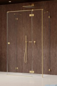 Radaway Essenza Pro Brushed Gold Kdj+S kabina 75x90x75cm prawa szczotkowane złoto 10097390-99-01R/10098075-01-01/10098075-01-01