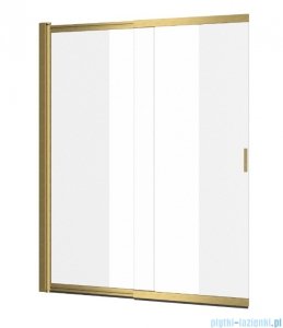 Excellent Liner parawan rozsuwany 110x140 cm złoto szczotkowane KAEX.2950.1100.LP