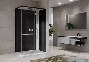 Novellini Glax 2 2.0 kabina z hydromasażem 120x90 prawa biała G222P299DM1-1UH