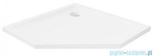 New Trendy Mild brodzik akrylowy pięciokątny 90x90x4,5 cm biały B-0624