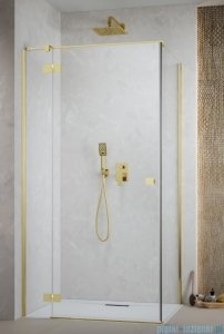 Radaway Essenza Kdj Gold kabina 110x80cm lewa szkło przejrzyste 1385041-09-01L/1384051-01-01
