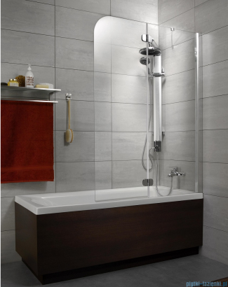 Radaway Torrenta PND Parawan nawannowy dwuczęściowy 100cm prawy szkło grafitowe 201202-105NR