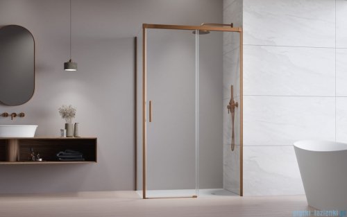Radaway Idea Kdj Brushed Copper kabina 110x100cm prawa szczotkowana miedź 387041-93-01R/387052-93-01L