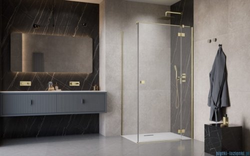 Radaway Essenza 8 Brushed Gold Kdj kabina 120x90cm prawa szczotkowane złoto 10480812-01-01R/10470337-99-01R/10113090-01-01