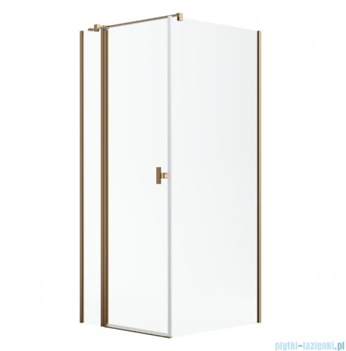 Radaway Nes Kdj II Brushed Copper kabina 120x80cm lewa szczotkowana miedź 10032120-93-01L/10039080-01-01