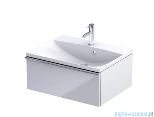 Oristo Etna Konsola podumywalkowa wisząca 60x45x25 biały połysk OR52-SD1S-60-1