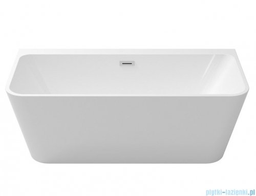 Besco Varya 170x80cm wanna wolnostojąca przyścienna + syfon klik-klak chrom #WAS-170-VR