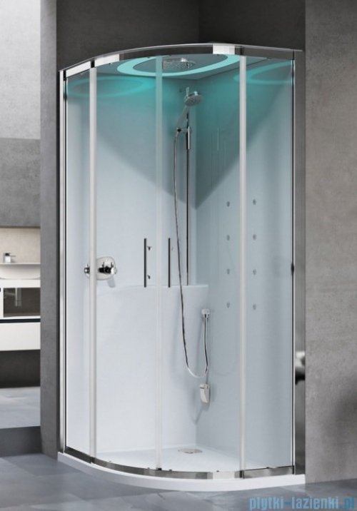 Novellini Eon R90 standard kabina półokrągła 90x90 EONR99T-1AK