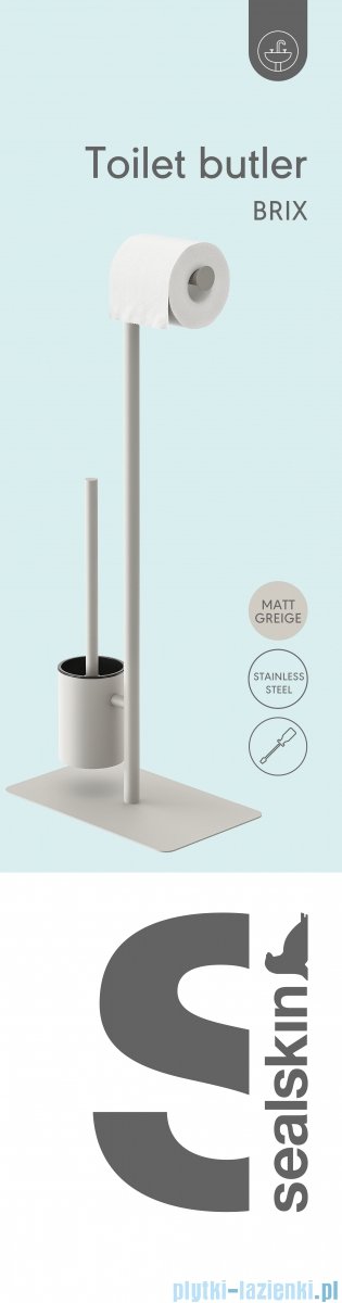 Sealskin Brix Stojak na papier toaletowy wolnostojący kaszmir 800791