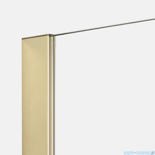 New Trendy Nesta Light Gold kabina Walk-In 90x200 cm złoty połysk K-1732