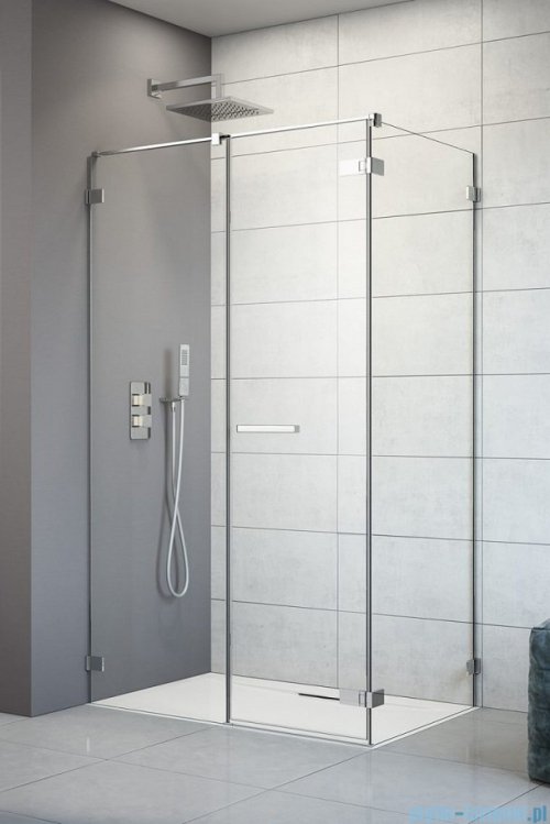 Radaway Arta Kds II kabina 100x80cm lewa szkło przejrzyste 386521-03-01R+1386103-03-01+386110-03-01