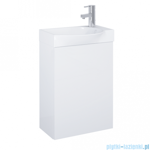 Elita Ravell Set szafka z umywalką komplet 45xx68x25cm biały połysk 166239