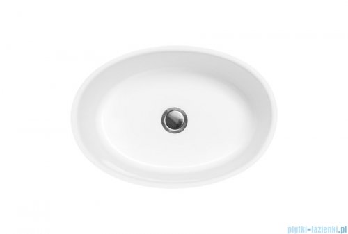 Besco Uniqa umywalka nablatowa 32x46x17cm biała #UMD-U-NB