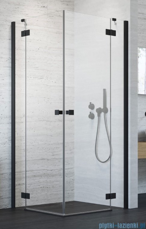 Radaway Essenza New Black Kdd kabina 90x80cm szkło przejrzyste