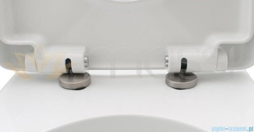Massi Decos miska wisząca+deska wolnoopadająca slim biała MSM-3673SLIM