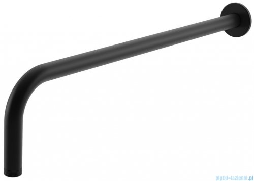 Kohlman Experience Black zestaw prysznicowy z deszczownicą 25 cm czarny mat QW220EBR25