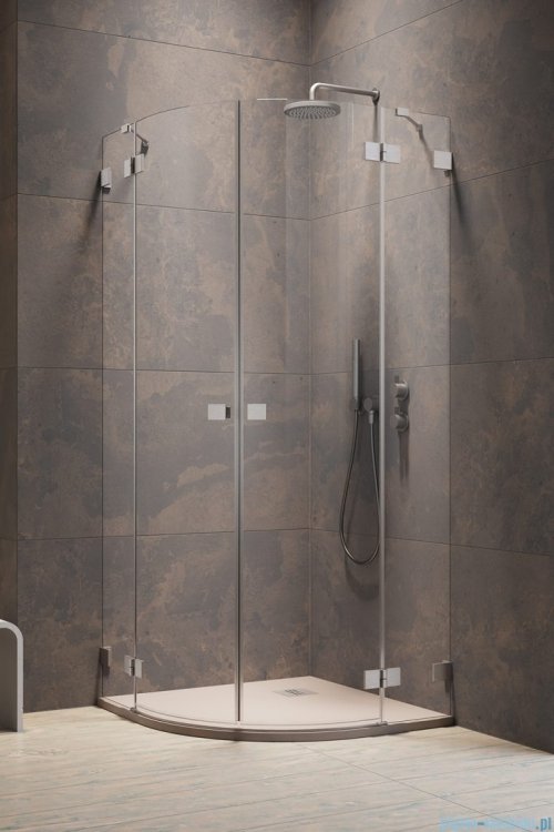 Radaway Essenza Pro Brushed Nickel Pdd kabina 80x90cm szczotkowany nikiel 10095080-91-01L/10095090-91-01R