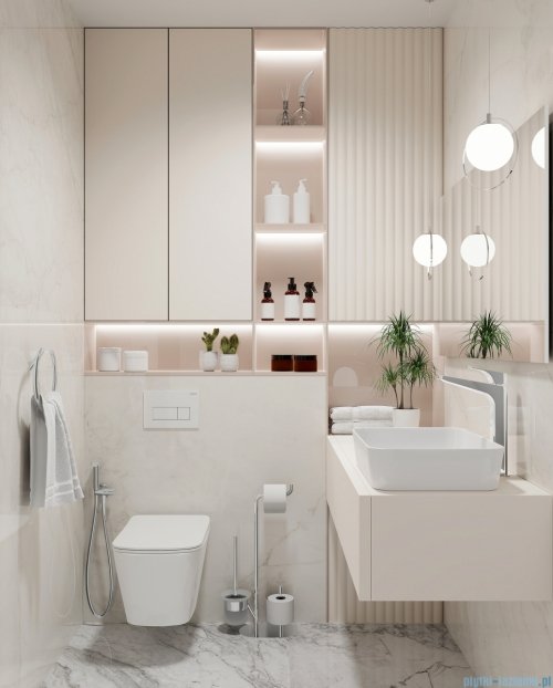 Deante SILIA Stojak na papier 3 funkcyjny chrom ADI_0732