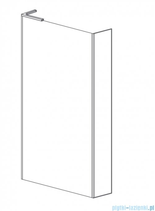 Radaway Modo SL II kabina Walk-in 85x200 lewa szkło przejrzyste 10319085-01-01L