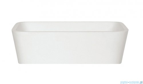 Besco Assos Glam srebrna umywalka nablatowa 40x50x15cm