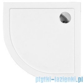 Besco Aron Brodzik 80x80x3/5.5cm półokrągły wpuszczany w posadzkę #BAA-80-NR