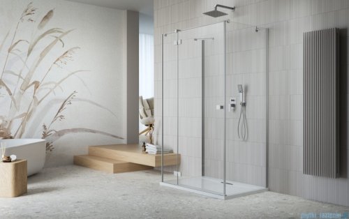 Radaway Essenza Brushed Nickel Kdj+S kabina 70x110x70cm lewa szczotkowany nikiel 1384048-01-01/1385023-91-01L/1384048-01-01