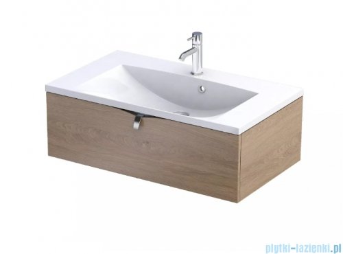 Oristo Siena szafka podumywalkowa wisząca 80x25x45cm dąb kamienny OR45-SD1S-80-78