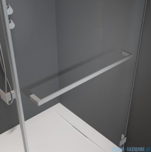 Radaway Nes Kdj B Brushed Nickel kabina 80x70cm prawa szczotkowany nikiel 10025080-91-01R/10039070-01-01