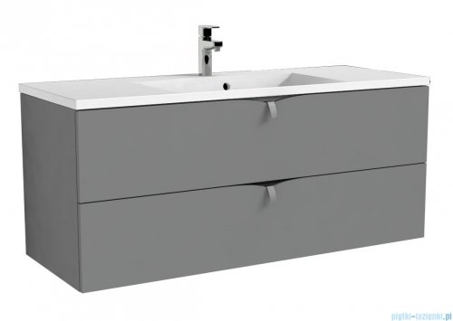 Oristo Siena szafka podumywalkowa wisząca 120x50x45cm szary mat OR45-SD2S-120-12