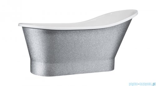 Besco Gloria Glam złota 160x68cm wanna wolnostojąca Retro+syfon klik-klak