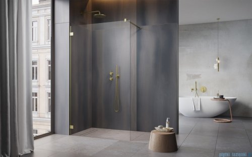 Radaway Essenza Pro Brushed Gold 150x200 kabina Walk-in szczotkowane złoto 10103150-99-01