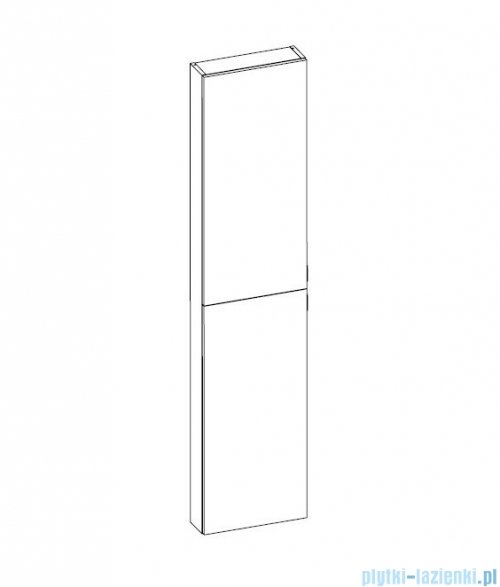 Elita For All słupek wiszący 40x180x12cm biały połysk 167959