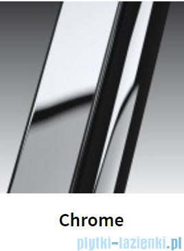 Novellini Ścianka Kabiny prysznicowej LUNES 66 cm szkło przejrzyste profil chrom LUNESA66L-1K