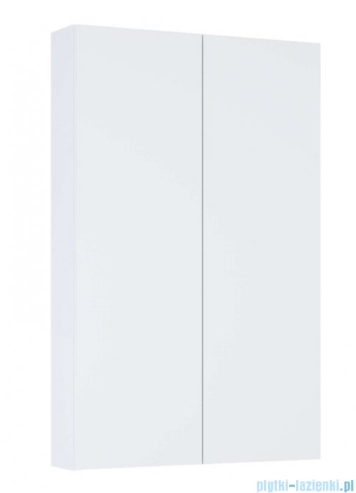 Roca Extra Kolumna łazienkowa niska z 2 drzwiami slim 80x50x12 BIAŁY POŁYSK A857960806
