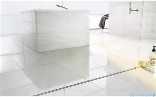 Viega Advantix Vario kompletny odpływ liniowy z rusztem o regulowanej długości 30-120cm chrom mat 686277+686284