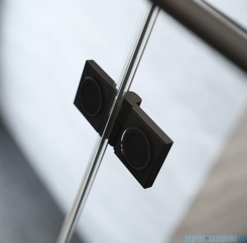 Radaway Essenza New Black Dwj drzwi wnękowe 100cm prawe szkło przejrzyste