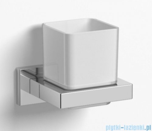 Oltens Tved szklanka z uchwytem szkło szronione/chrom 86101510