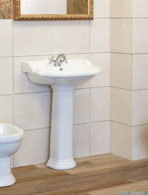 Novoterm Kerra Umywalka wisząca z postumentem KR 12 - RETRO