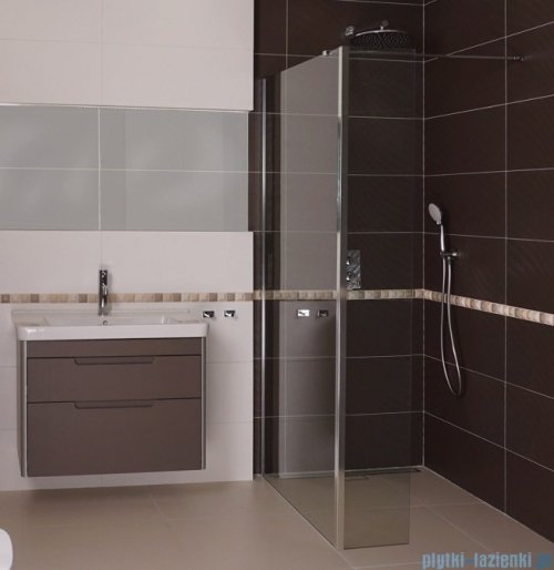 Omnires Marina Kabina prysznicowa typu walk-in ze ścianką boczną 100x200 cm przejrzyste MA1030CRTR