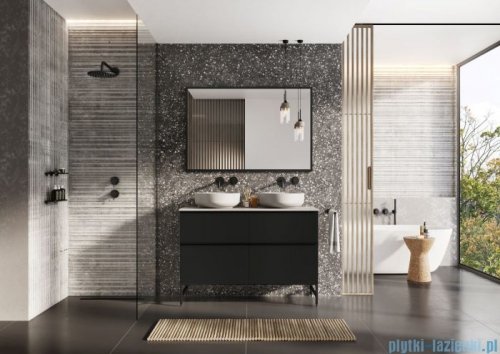 Elita Look szafka podumywalkowa 60x63x45cm czarny mat 168105