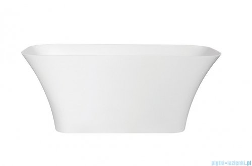 Besco Assos 160x70cm wanna wolnostojąca + syfon klik-klak biały czyszczony od góry #WMD-160-AKW