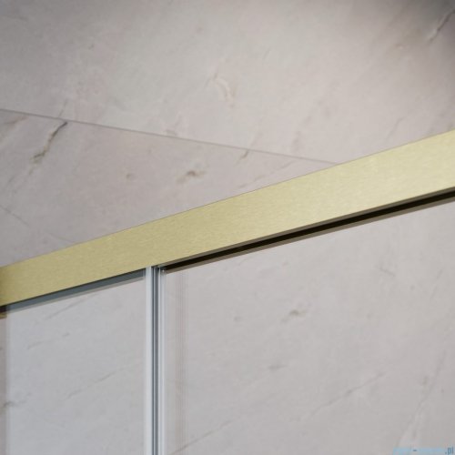 Radaway Idea 8 QL Kdj Brushed Gold kabina 100x90cm lewa szczotkowane złoto 10550517-99-01L/10350453-01-01/10360090-01-01R