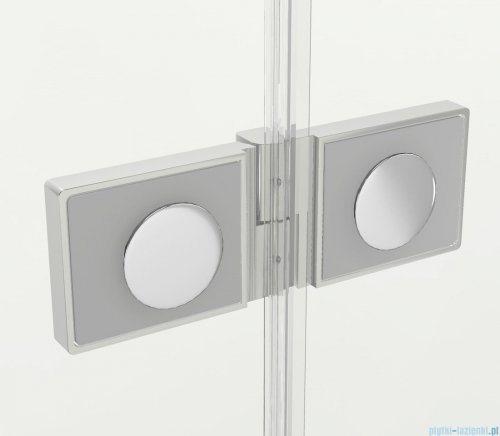 New Trendy New Soleo drzwi wnękowe bifold 80x195 cm przejrzyste lewe D-0131A