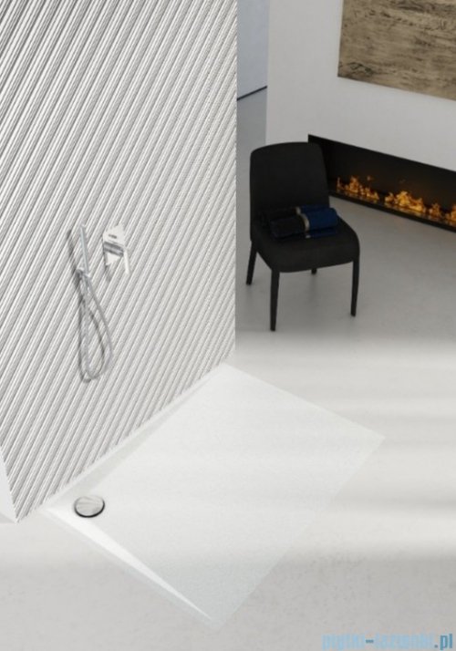 Schedpol Schedline Libra White Stone brodzik prostokątny 100x80x3cm 3SP.L1P-80100/B/ST