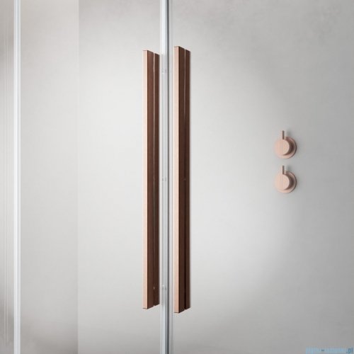 Radaway Furo Brushed Copper PND II parawan nawannowy 130cm lewy szczotkowana miedź 10109688-93-01L/10112644-01-01